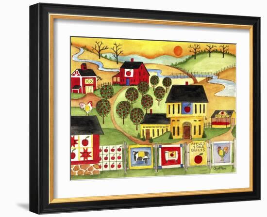 Sunrise Farm Apple Quilts 4 Sale Cheryl Bartley-Cheryl Bartley-Framed Giclee Print