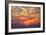 Sunrise Fireball - Smokey Clouds Over San Francisco-Vincent James-Framed Photographic Print