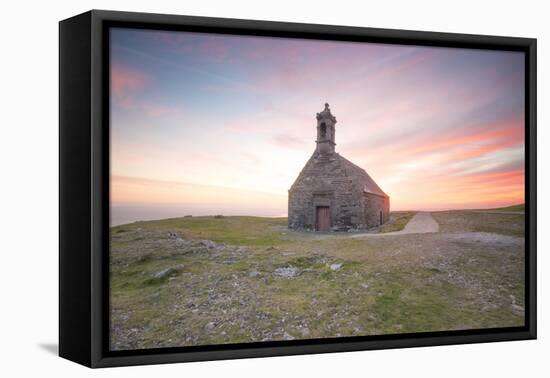 Sunrise for saint michel  chapel  in  brasparts-Philippe Manguin-Framed Premier Image Canvas