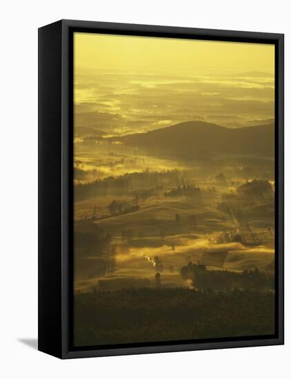 Sunrise from Appalachian Trail, Shenandoah National Park, Virginia, USA-Charles Gurche-Framed Premier Image Canvas