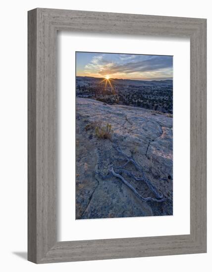 Sunrise from Atop a Sandstone Hill-James Hager-Framed Photographic Print