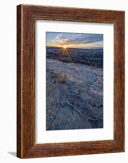 Sunrise from Atop a Sandstone Hill-James Hager-Framed Photographic Print