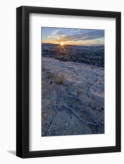 Sunrise from Atop a Sandstone Hill-James Hager-Framed Photographic Print