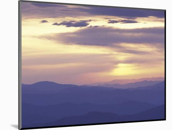 Sunrise from Clingman's Dome, Great Smoky Mountains National Park, Tennessee, USA-Adam Jones-Mounted Photographic Print