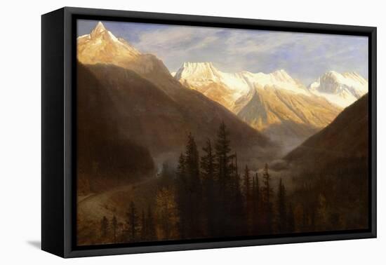 Sunrise from Glacier Station, C.1890-Albert Bierstadt-Framed Premier Image Canvas