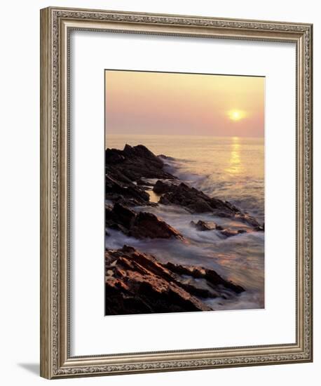 Sunrise from 'Marginal Way', Maine, USA-Jerry & Marcy Monkman-Framed Photographic Print