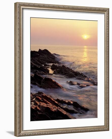 Sunrise from 'Marginal Way', Maine, USA-Jerry & Marcy Monkman-Framed Photographic Print