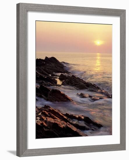 Sunrise from 'Marginal Way', Maine, USA-Jerry & Marcy Monkman-Framed Photographic Print