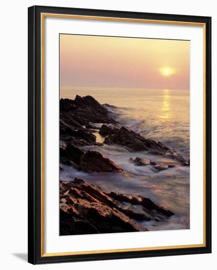 Sunrise from 'Marginal Way', Maine, USA-Jerry & Marcy Monkman-Framed Photographic Print