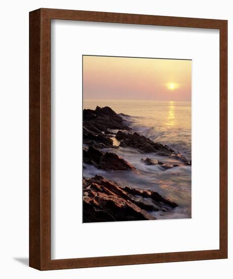 Sunrise from 'Marginal Way', Maine, USA-Jerry & Marcy Monkman-Framed Photographic Print