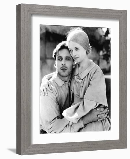 Sunrise, George O'Brien, Janet Gaynor, 1927-null-Framed Photo