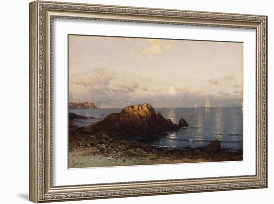 Sunrise, Grand Manan-Albert Bierstadt-Framed Giclee Print