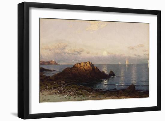 Sunrise, Grand Manan-Albert Bierstadt-Framed Giclee Print