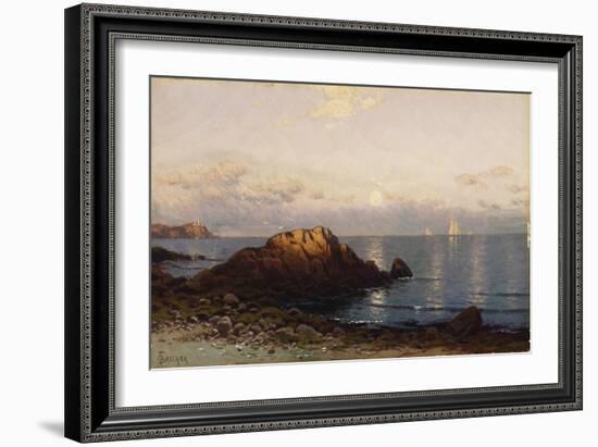 Sunrise, Grand Manan-Albert Bierstadt-Framed Giclee Print