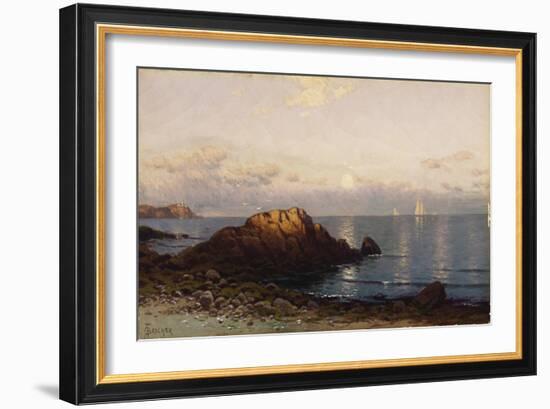 Sunrise, Grand Manan-Albert Bierstadt-Framed Giclee Print