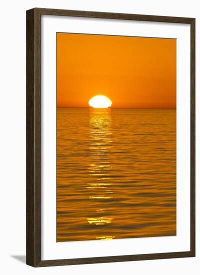 Sunrise, Gulf of California (Sea of Cortez), Baja California, Mexico, North America-Michael Nolan-Framed Photographic Print