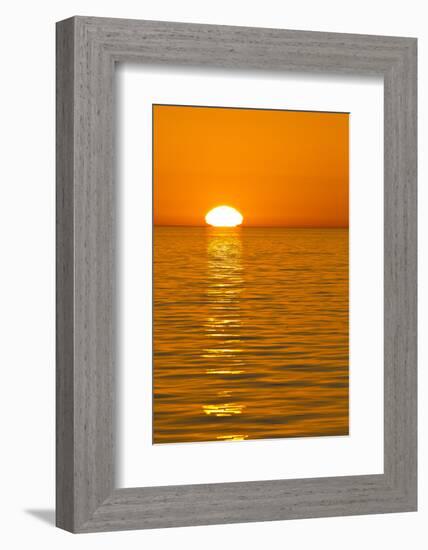 Sunrise, Gulf of California (Sea of Cortez), Baja California, Mexico, North America-Michael Nolan-Framed Photographic Print