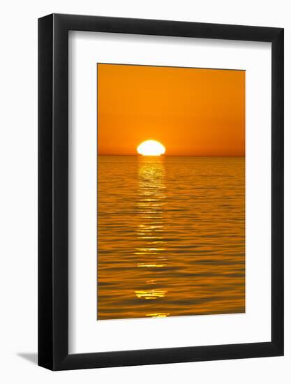 Sunrise, Gulf of California (Sea of Cortez), Baja California, Mexico, North America-Michael Nolan-Framed Photographic Print