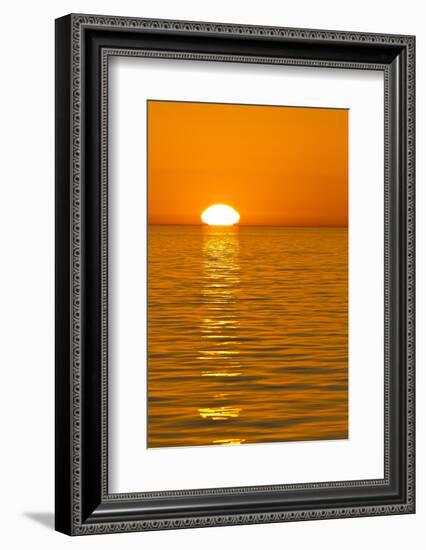 Sunrise, Gulf of California (Sea of Cortez), Baja California, Mexico, North America-Michael Nolan-Framed Photographic Print