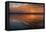 Sunrise Highlighting the Clouds Causing Dramatic Sky and Reflections-Sheila Haddad-Framed Premier Image Canvas