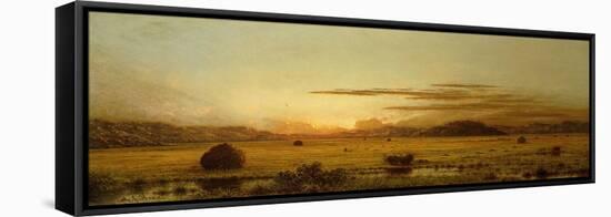 Sunrise, Hoboken Meadows, C.1875-1885-Martin Johnson Heade-Framed Premier Image Canvas