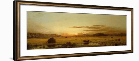 Sunrise, Hoboken Meadows, C.1875-1885-Martin Johnson Heade-Framed Giclee Print