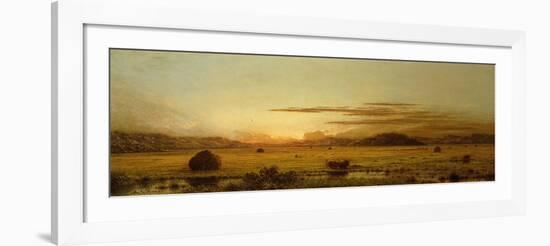 Sunrise, Hoboken Meadows, C.1875-1885-Martin Johnson Heade-Framed Giclee Print