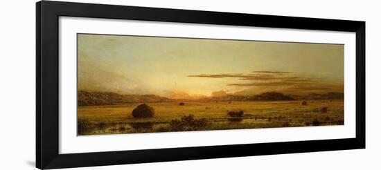 Sunrise, Hoboken Meadows, C.1875-1885-Martin Johnson Heade-Framed Giclee Print