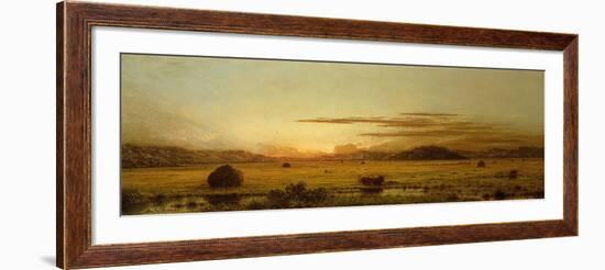 Sunrise, Hoboken Meadows, C.1875-1885-Martin Johnson Heade-Framed Giclee Print