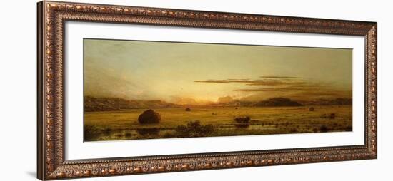 Sunrise, Hoboken Meadows, C.1875-1885-Martin Johnson Heade-Framed Giclee Print