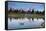 Sunrise In Grand Teton National Park At Schwalbachers Landing-Liam Doran-Framed Stretched Canvas