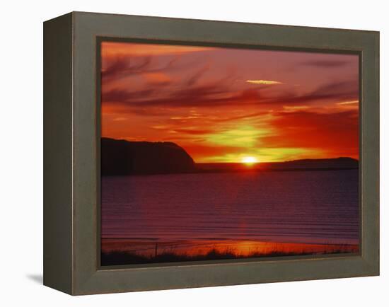 Sunrise in Katmai National Park, Alaska, USA-Dee Ann Pederson-Framed Premier Image Canvas