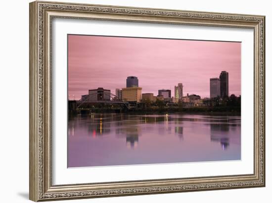 Sunrise in Little Rock, Arkansas-benkrut-Framed Photographic Print