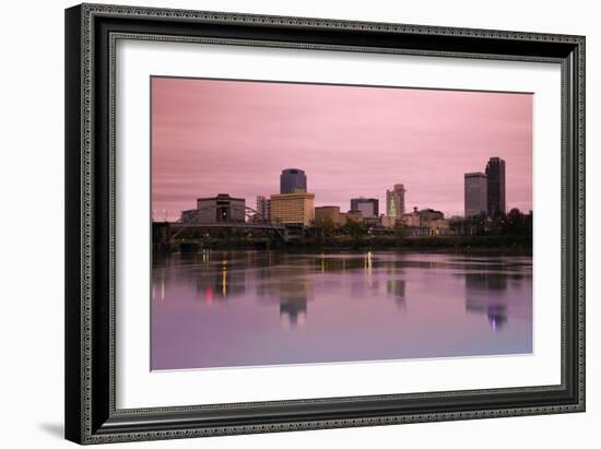 Sunrise in Little Rock, Arkansas-benkrut-Framed Photographic Print