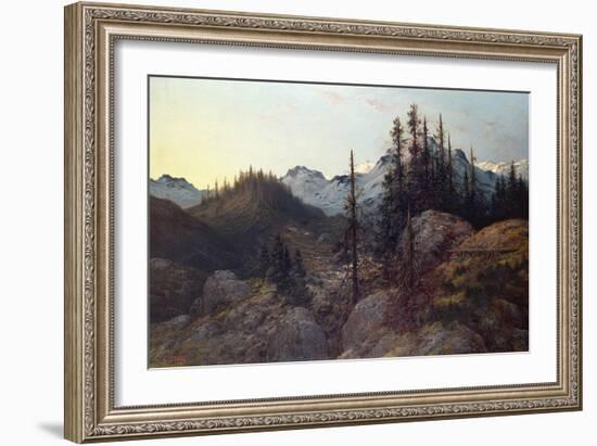 Sunrise in the Alps-Gustave Doré-Framed Giclee Print