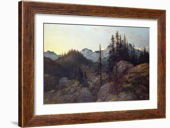 Sunrise in the Alps-Gustave Doré-Framed Giclee Print