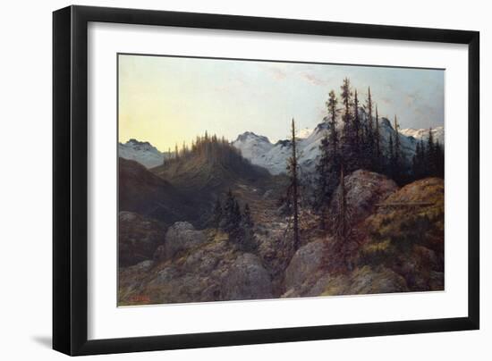 Sunrise in the Alps-Gustave Doré-Framed Giclee Print