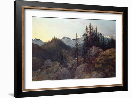 Sunrise in the Alps-Gustave Doré-Framed Giclee Print