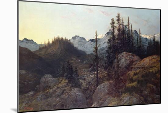 Sunrise in the Alps-Gustave Doré-Mounted Giclee Print