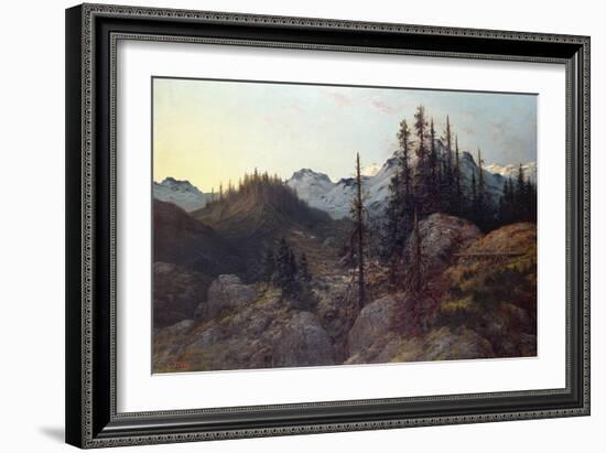 Sunrise in the Alps-Gustave Doré-Framed Giclee Print