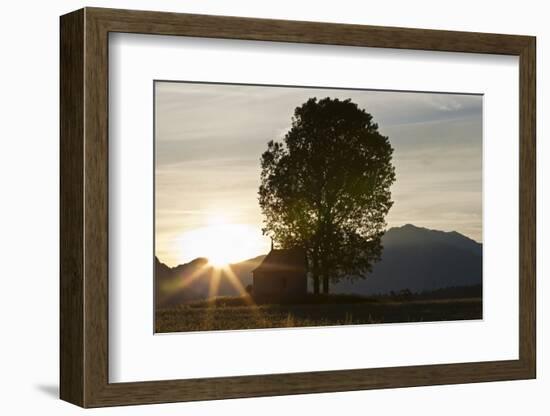 Sunrise in the Churer Rhine Valley-Armin Mathis-Framed Photographic Print