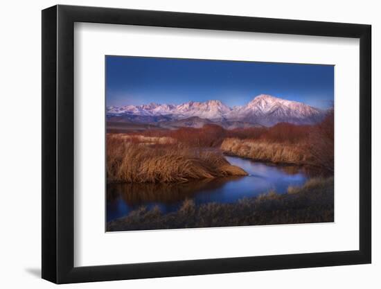 Sunrise in the Eastern Sierra Nevada Mountains-Sheila Haddad-Framed Photographic Print