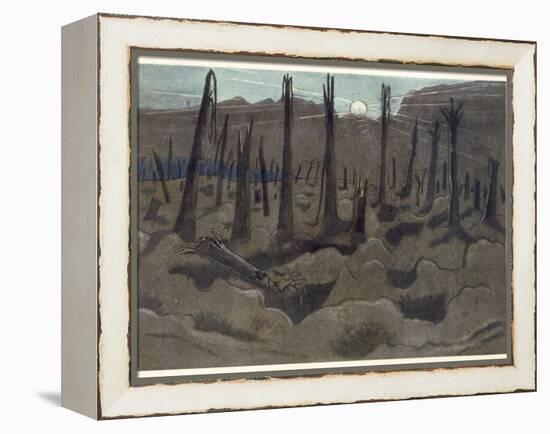 Sunrise, Inverness Copse, from British Artists at the Front, Continuation of the Western Front,…-Paul Nash-Framed Premier Image Canvas