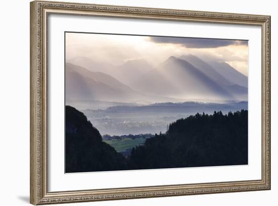 Sunrise, Julian Alps, Gorenjska, Upper Carniola Region, Slovenia, Europe-Matthew Williams-Ellis-Framed Photographic Print