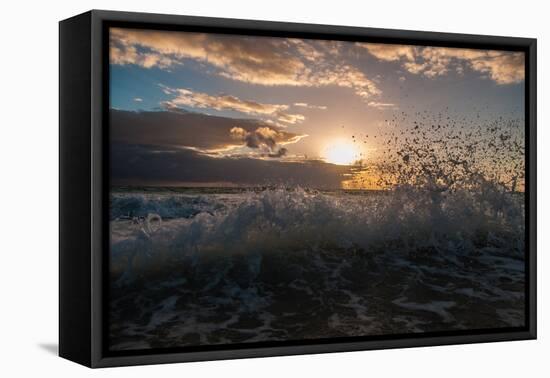 Sunrise, Kailua Beach, Oahu, Hawaii-Mark A Johnson-Framed Premier Image Canvas