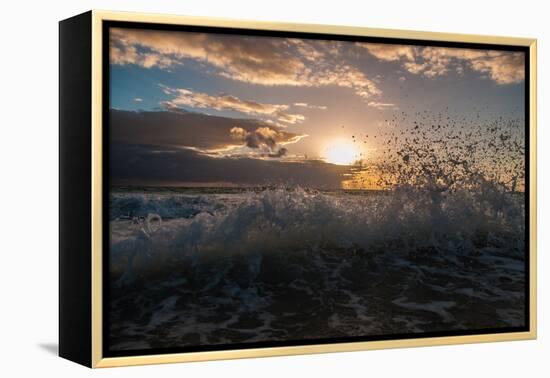 Sunrise, Kailua Beach, Oahu, Hawaii-Mark A Johnson-Framed Premier Image Canvas