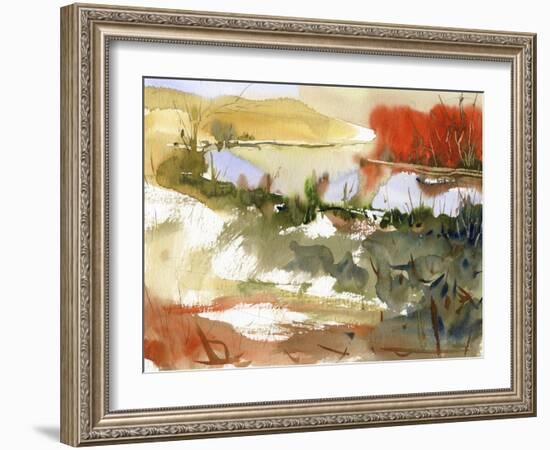 Sunrise Lake-null-Framed Giclee Print