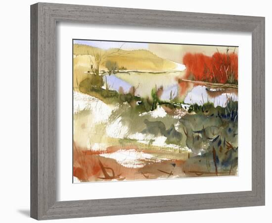 Sunrise Lake-null-Framed Giclee Print