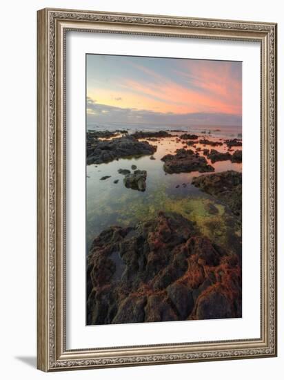 Sunrise Lava Pools at Poipu-Vincent James-Framed Photographic Print