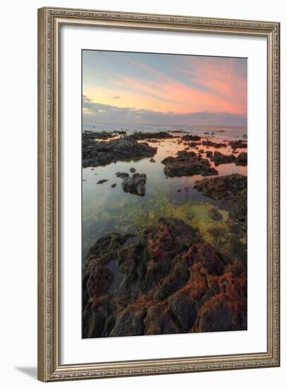 Sunrise Lava Pools at Poipu-Vincent James-Framed Photographic Print